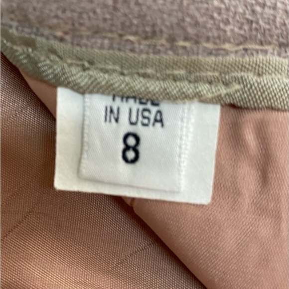 Vintage Bicci Florine Wachter Two Piece Suit Skirt Women 8 Union Made USA Wool - Picture 15 of 15